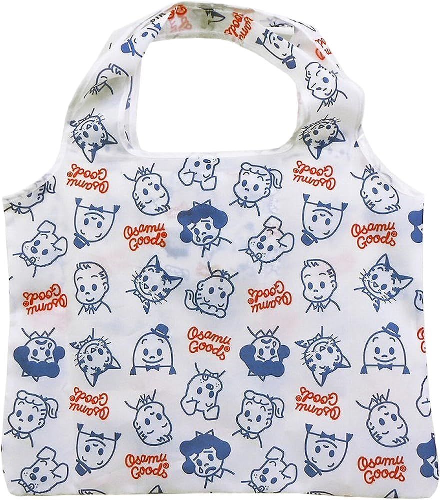 【特価商品】オサムグッズ エコバッグ ナカジマコーポレーション フェイス総柄