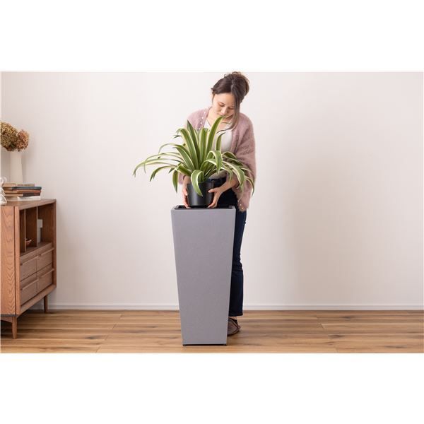 プランター ハイタイプ M 約幅33×奥行33×H72cm 鉢カバー 鉢 モダン インダストリアル STEELWINDOWSANDDOORS_COM