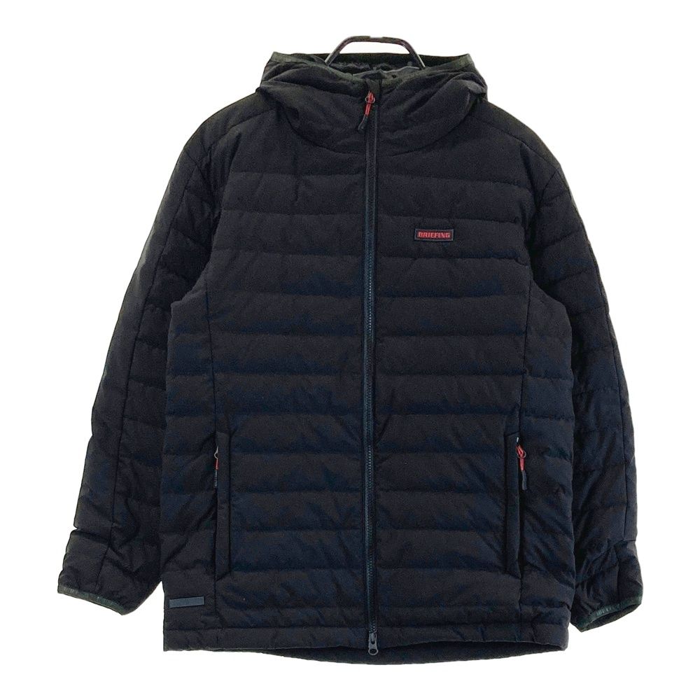 サイズ M BRIEFING GOLF ブリーフィング BRG213M38 ×TAION 電熱 ダウンジャケット フード付 ブラック系 240101521010 ゴルフウェア メンズ ストスト