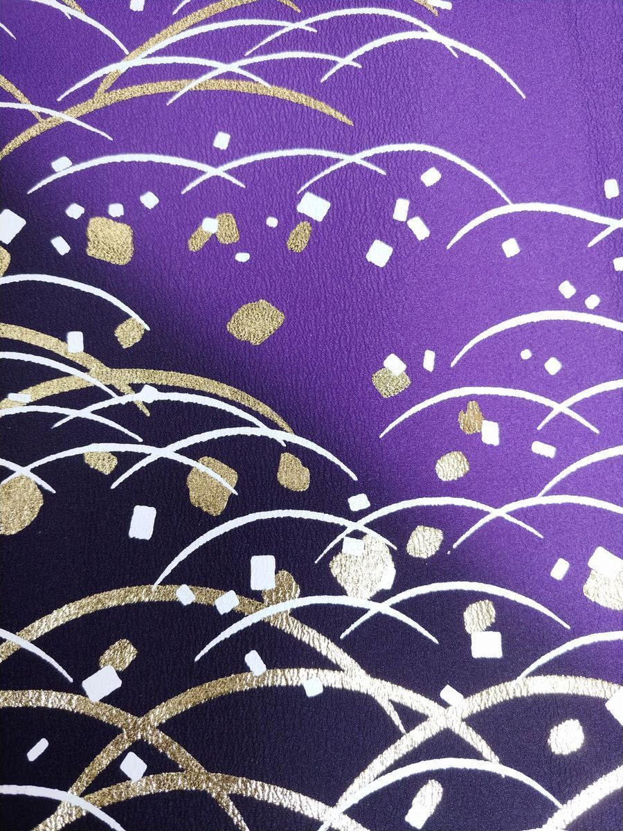 琉球舞踊 着物 刺繍生地 舞台衣装 エメラルドグリーン 花柄