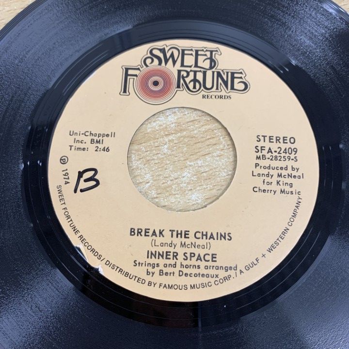 ○01)【同梱不可】Inner Space/Make It Hard On Him/Break The
