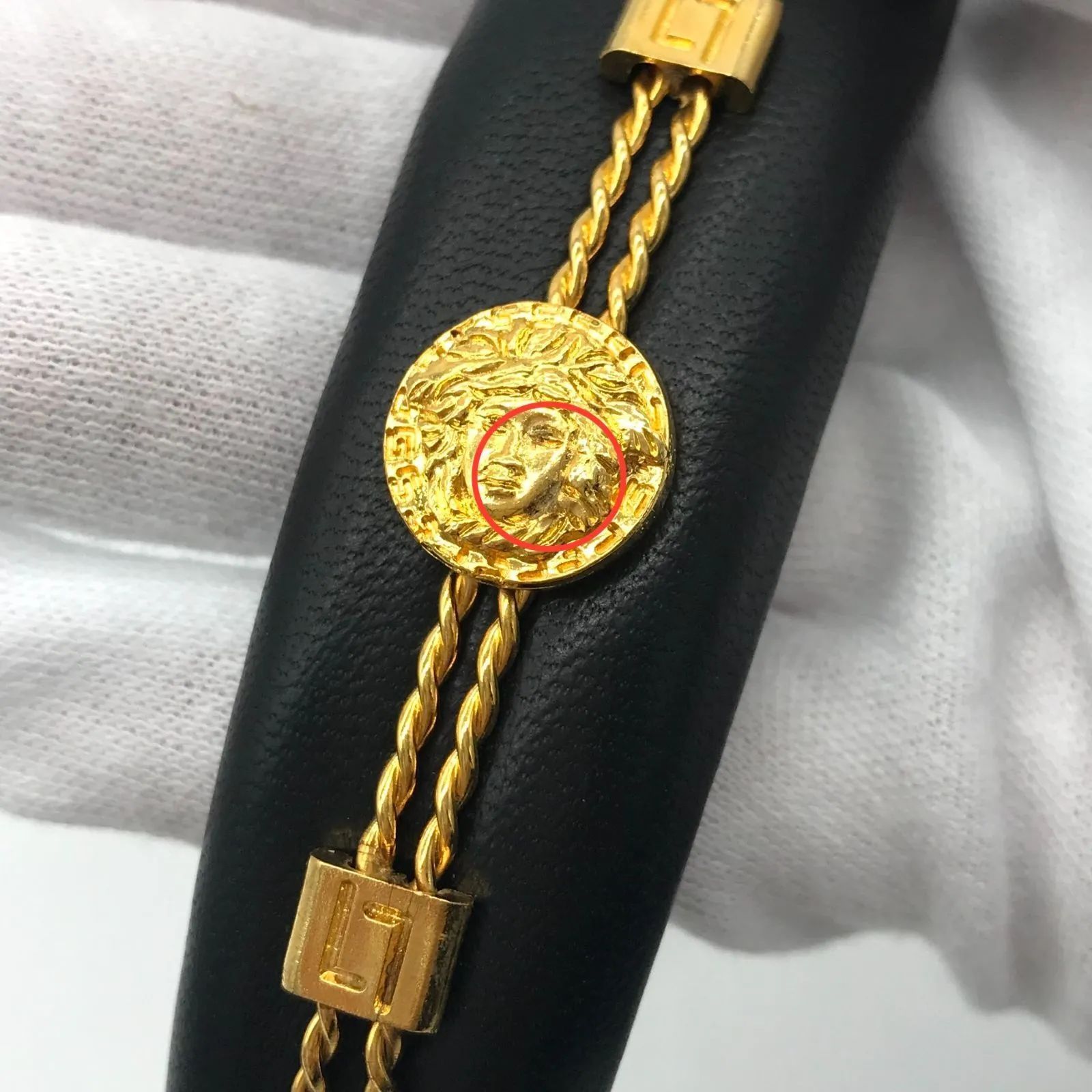 ▽GIANNI VERSACE/ジャンニ ヴェルサーチ メデューサ レザー