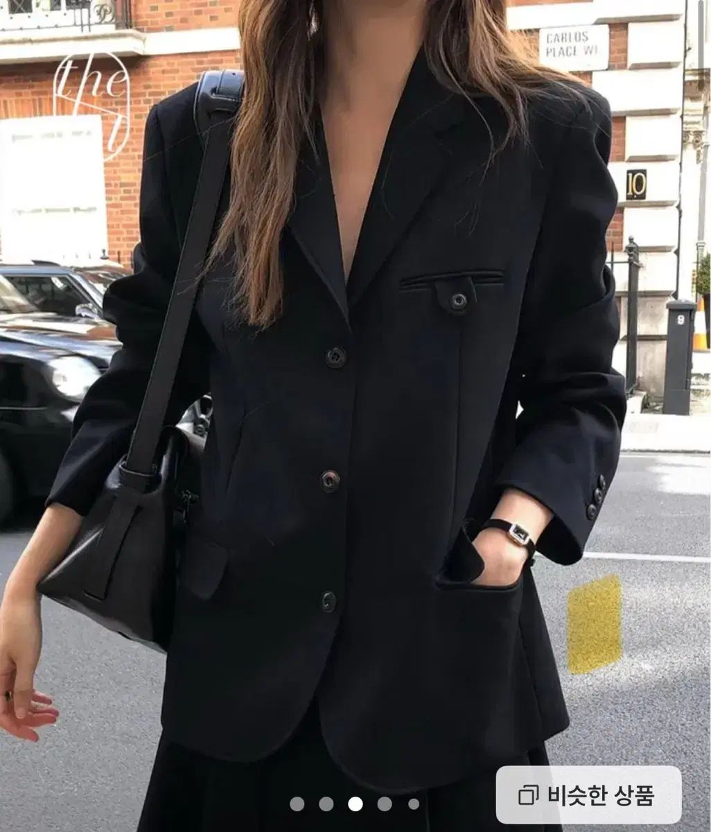 オーバテイク ベニタ セットアップ ブラック ジャケット スラックス