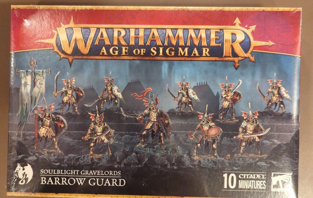 GAMES WORKSHOP WARHAMMER AGE OF SIGMAR SOULBLIGHT GRAVELORDS Barrow Guard バロウガード