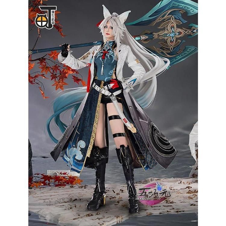 ♥ 猫と三丁目 崩壊スターレイル コスプレ 崩スタ 飛霄 ひしょう 衣装 ウィッグ 靴 斧 追加 CS0924BJ ハロウィン