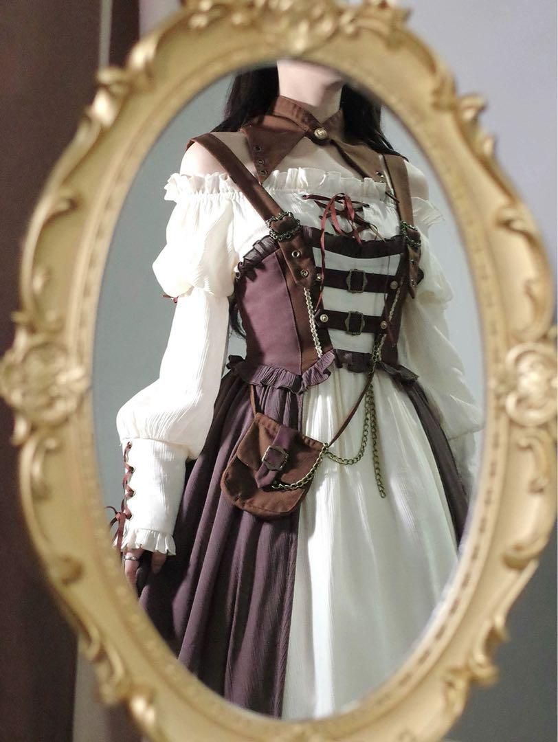 VISIBLE REIKO MATSUYAMA 姫袖フリルレースワンピース VISIBLE REIKO MATSUYAMA 姫袖フリルレースワンピース