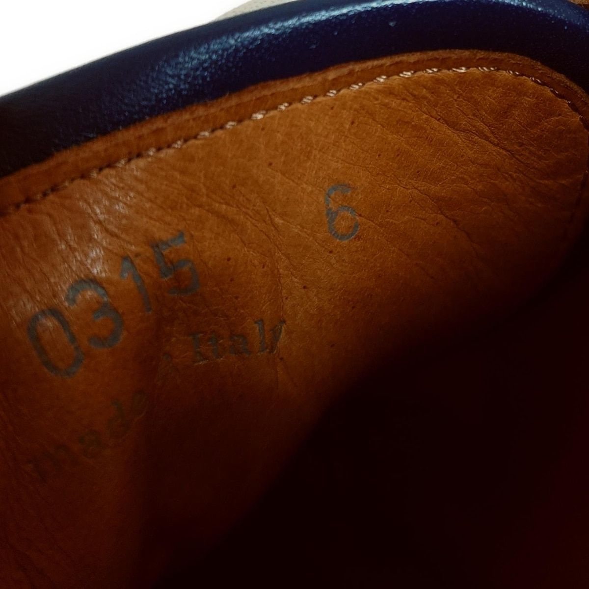 JOHNLOBB(ジョンロブ) スニーカー 6 メンズ - アイボリー×ネイビー  