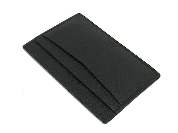♥ dunhill ダンヒル レザー カードケース カード入れ パスケース 定期入れ メンズ ブラック系 FT0988