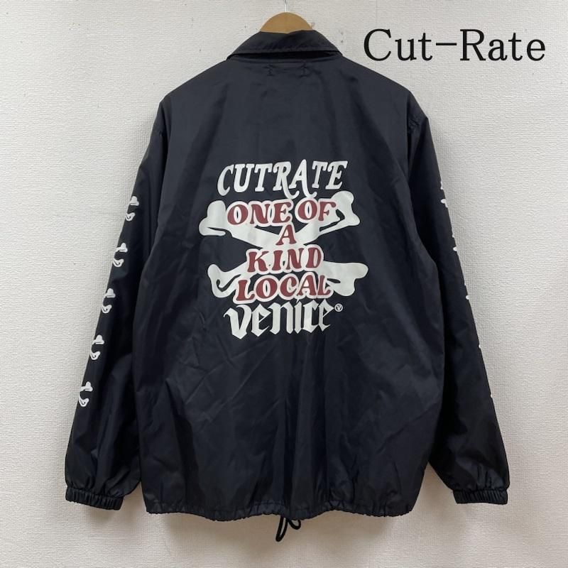 Cut-Rate カットレート ジャケット、上着 ジャンパー、ブルゾン CUTRATE × VENICE8 COFFEE HOUSE CROSS  BONE ナイロン コーチ ジャケット - メルカリ