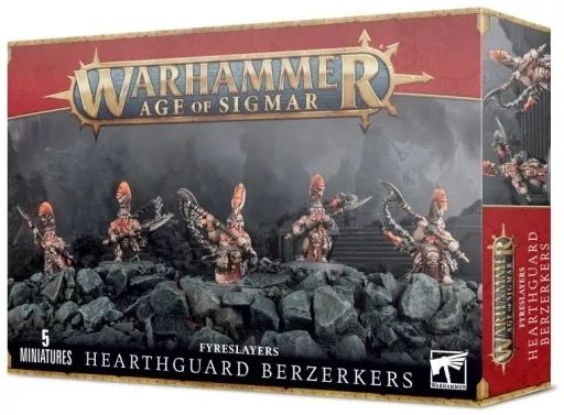 ミニチュアゲーム ファイアスレイヤー ハースガード ウォーハンマー エイジ オヴ シグマー Fyreslayers Hearthguard 84-24