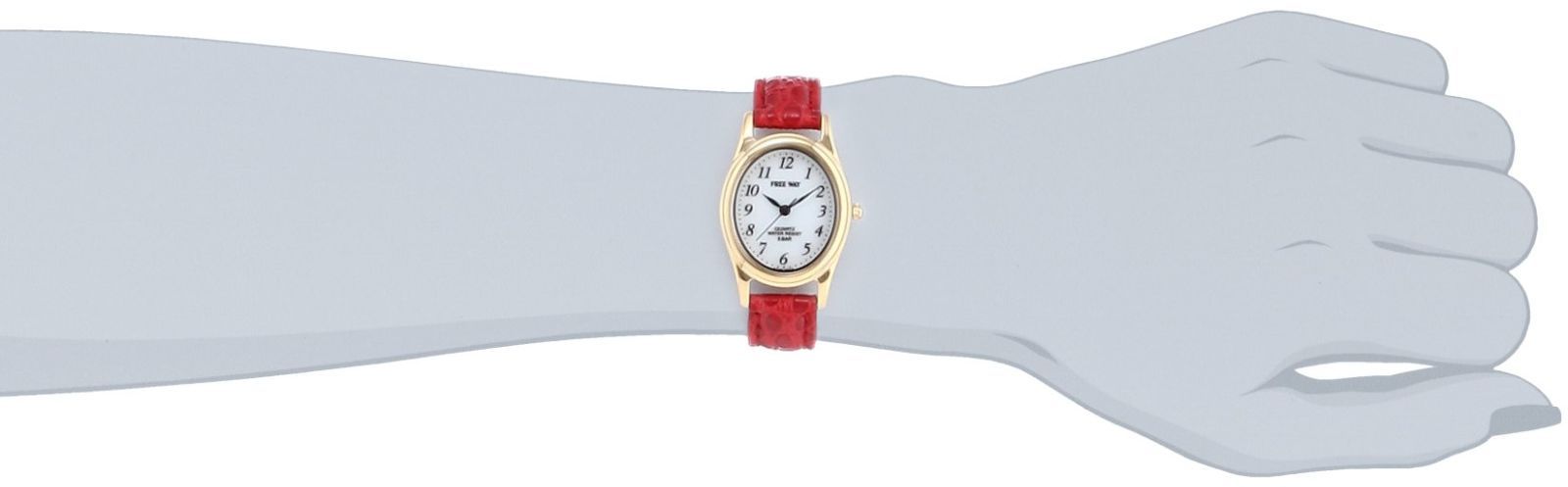 腕時計 キューアンドキュー WAY フリーウェイ AA 95-9918 レディース レッド