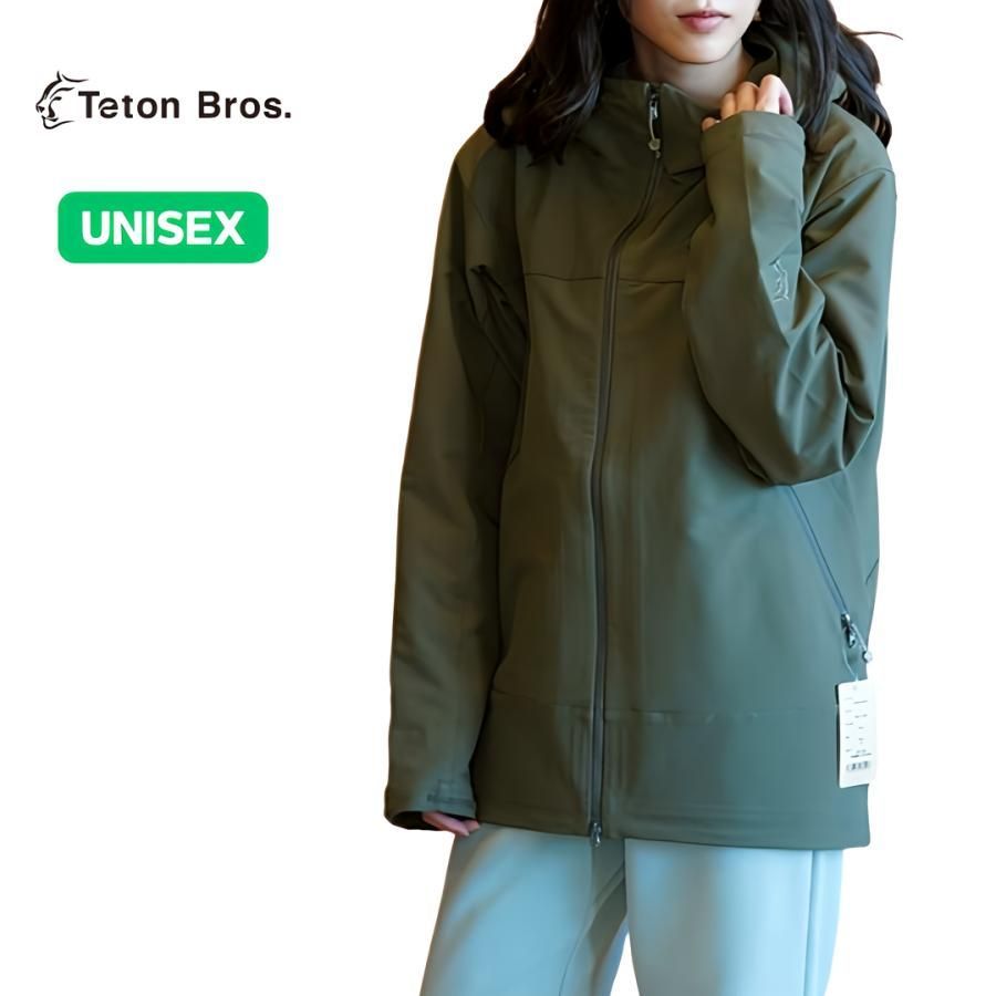 Teton Bros ティートンブロス Glacier Hoody ソフトシェル パーかー バックカントリー 登山 キャンプ アウトドア BROWN