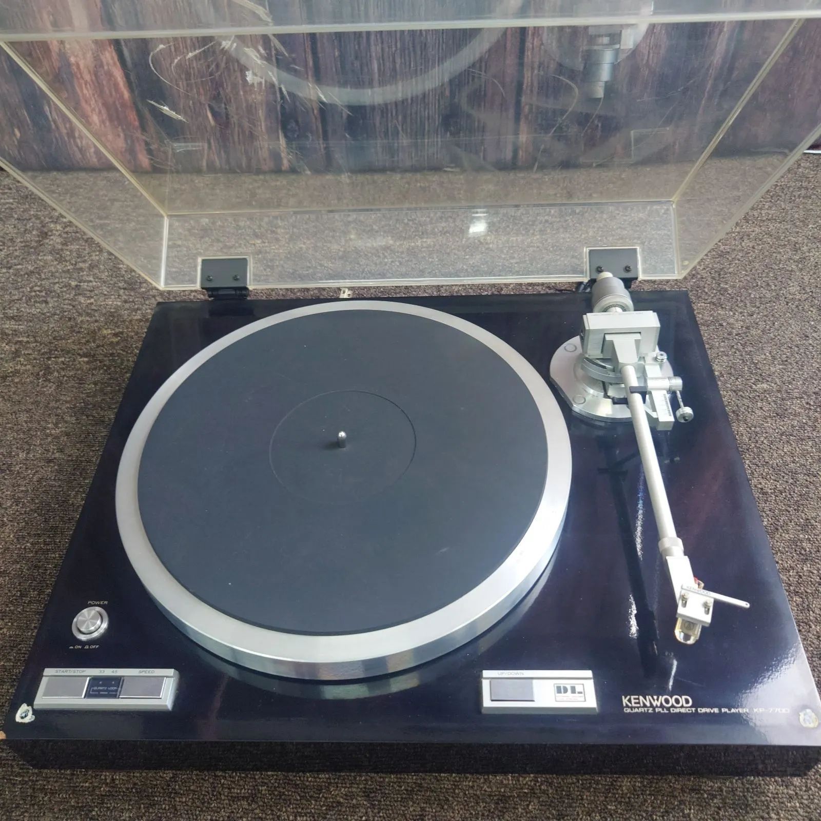 KENWOOD ダイレクトドライブターンテーブル KP-770D