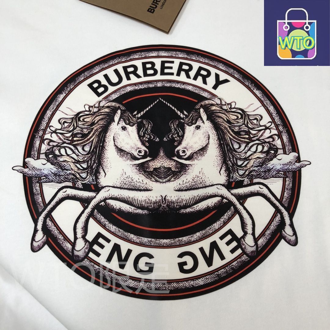 本日限定特価】Burberry 春夏 ロゴプリントTシャツ [本日特価
