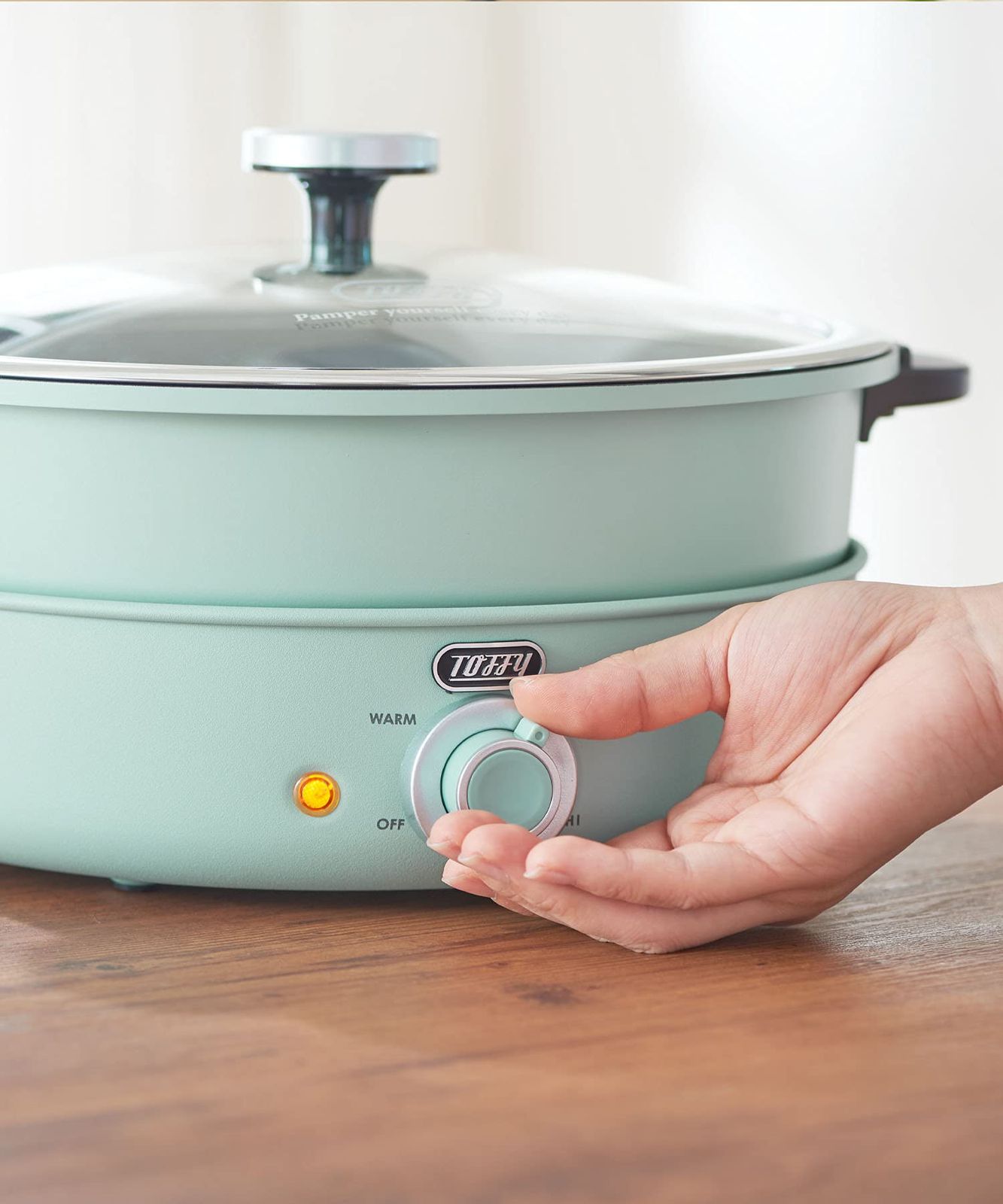 1200W高火力 2色鍋 3.5L 蒸す チーズフォンデュ 炊く 焼く レトロ 煮る 3WAY アッシュホワイト たこ焼きプレート K-HP2 K-HP2-AW 電気グリル鍋 Toffy トフィー WWW_KANDAIZUMI_COM