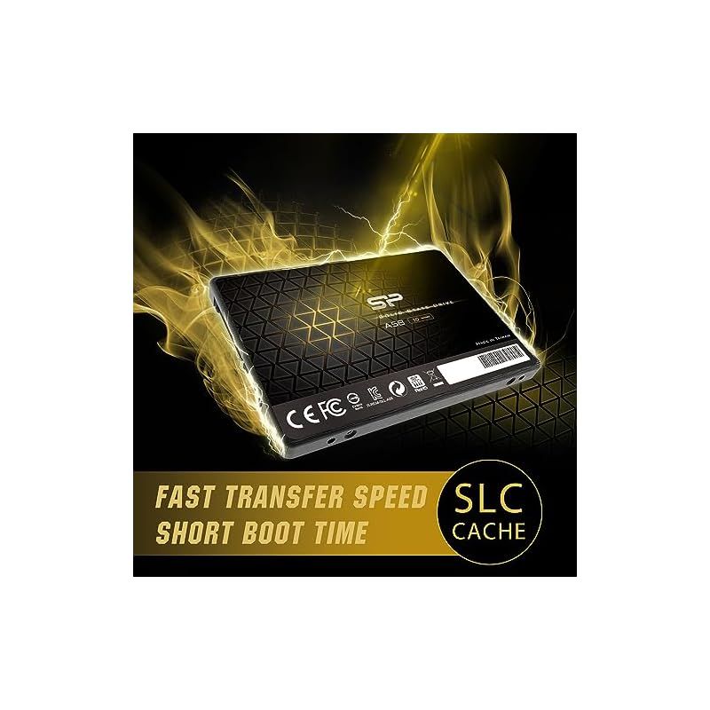 シリコンパワー512GB SSD 3D NAND A58 SLCキャッシュパフォーマンス