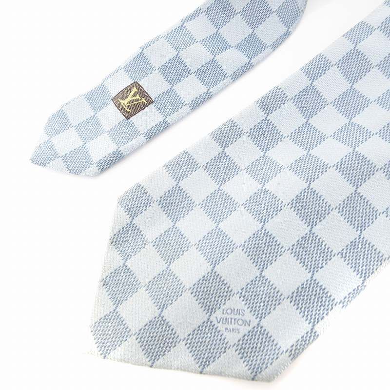 LOUIS VUITTON ルイヴィトン ダミエ柄 ネクタイ ルイヴィトン ダミエ