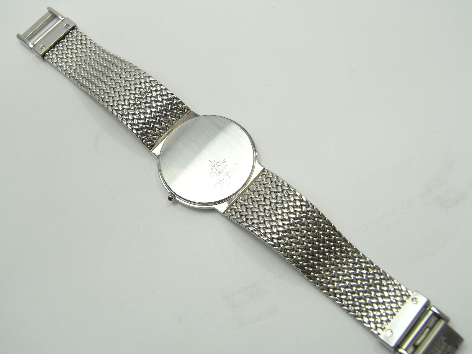 美品】SEIKO ｾｲｺｰ ｸﾚﾄﾞｰﾙ 18KTベゼル 5A74-0240 ﾗｳﾝﾄﾞ ｸｳｫｰﾂ YG