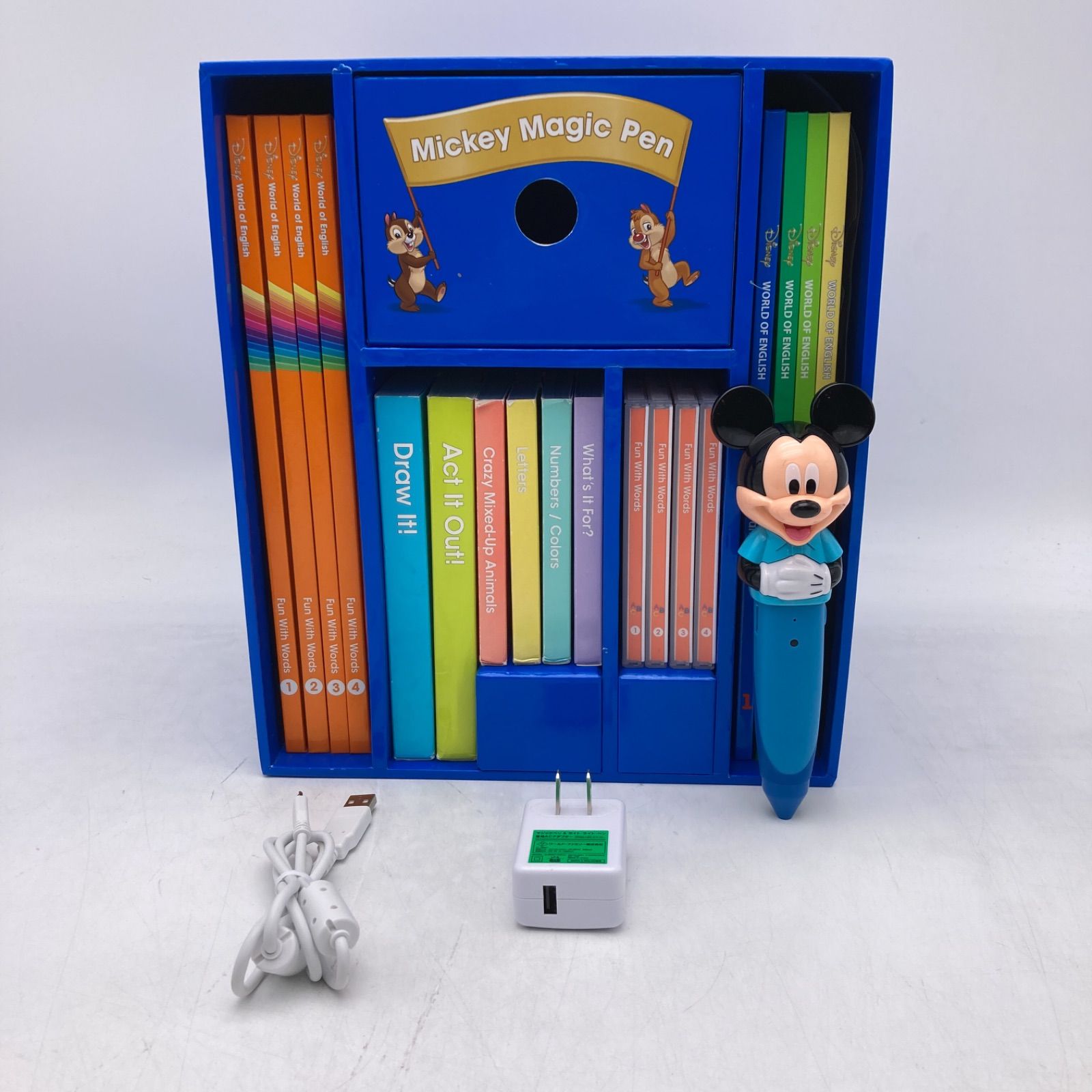 2025年 ミッキーマジックペンセット リニューアル ディズニー英語システム DWE Disney ワールドファミリー 309636