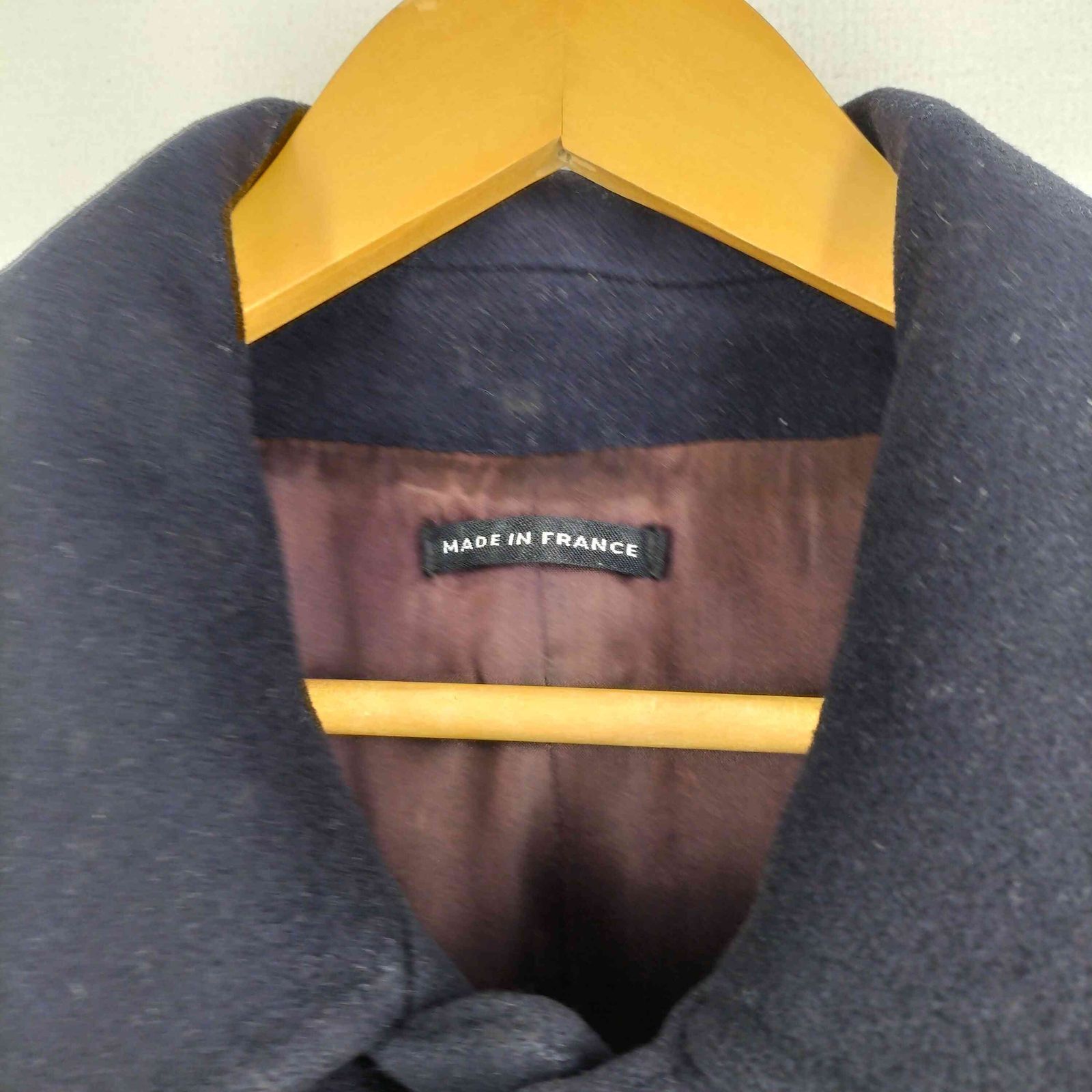 アニエスベーオム Agnes b.homme 90S フランス製 比翼ボタン カシミヤ