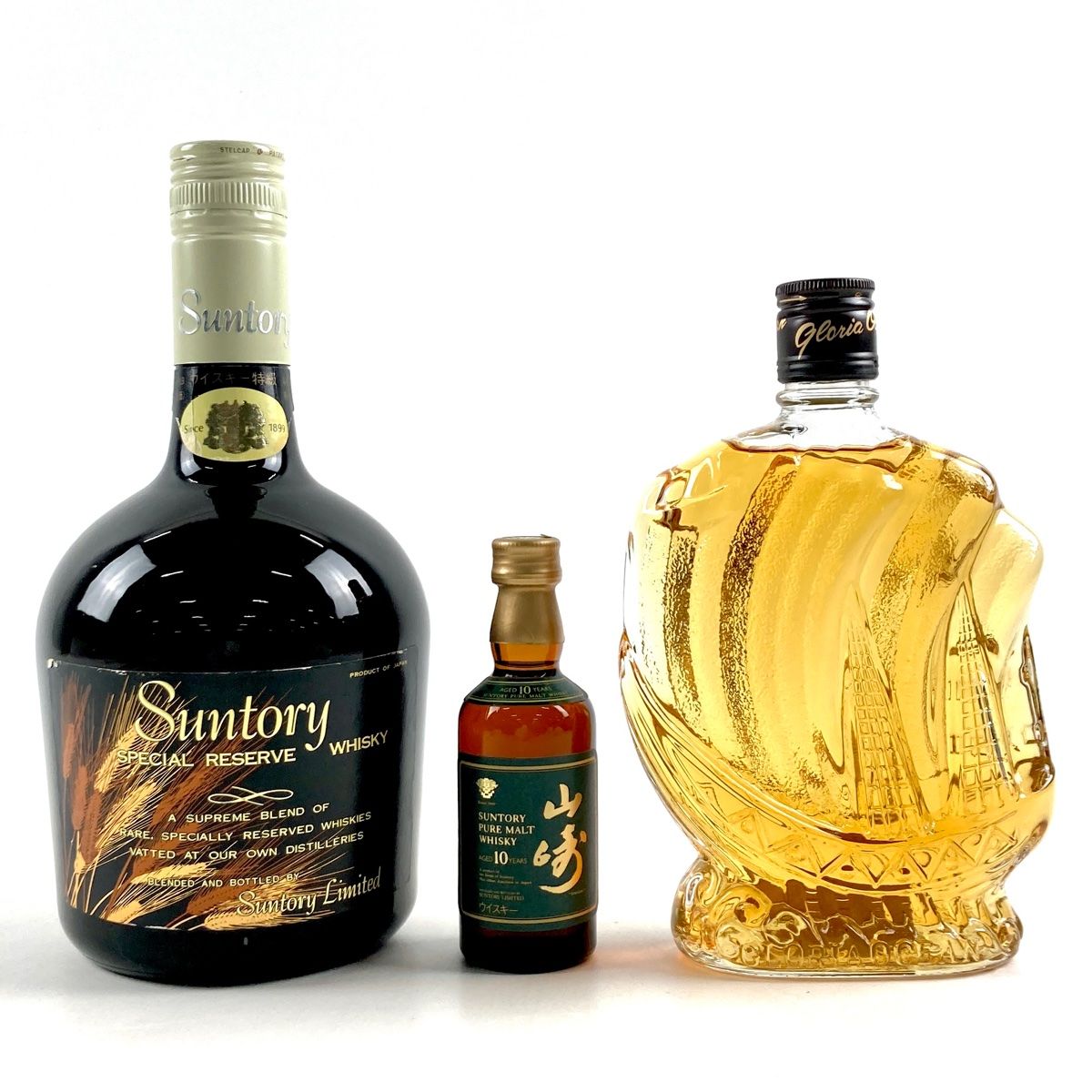 お届け 3本 サントリー 三楽オーシャン 300ml ウイスキー セット 古酒