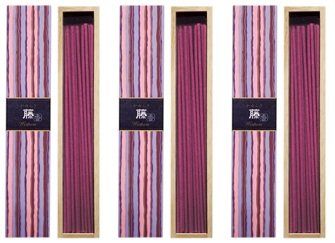 日本香堂　かゆらぎ　藤　スティック40本入　3箱セット 