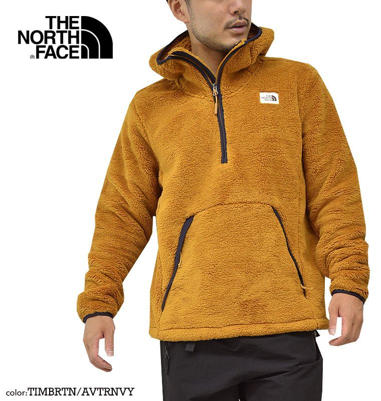 THE NORTH FACE シェルパフリースハーフジッププルオーバーフーディ