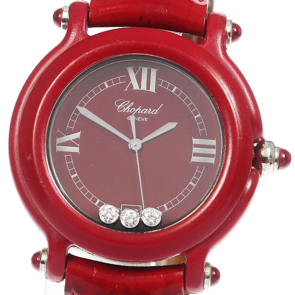 ショパール Chopard 27/7779 ビーハッピー 3Pダイヤ クォーツ  