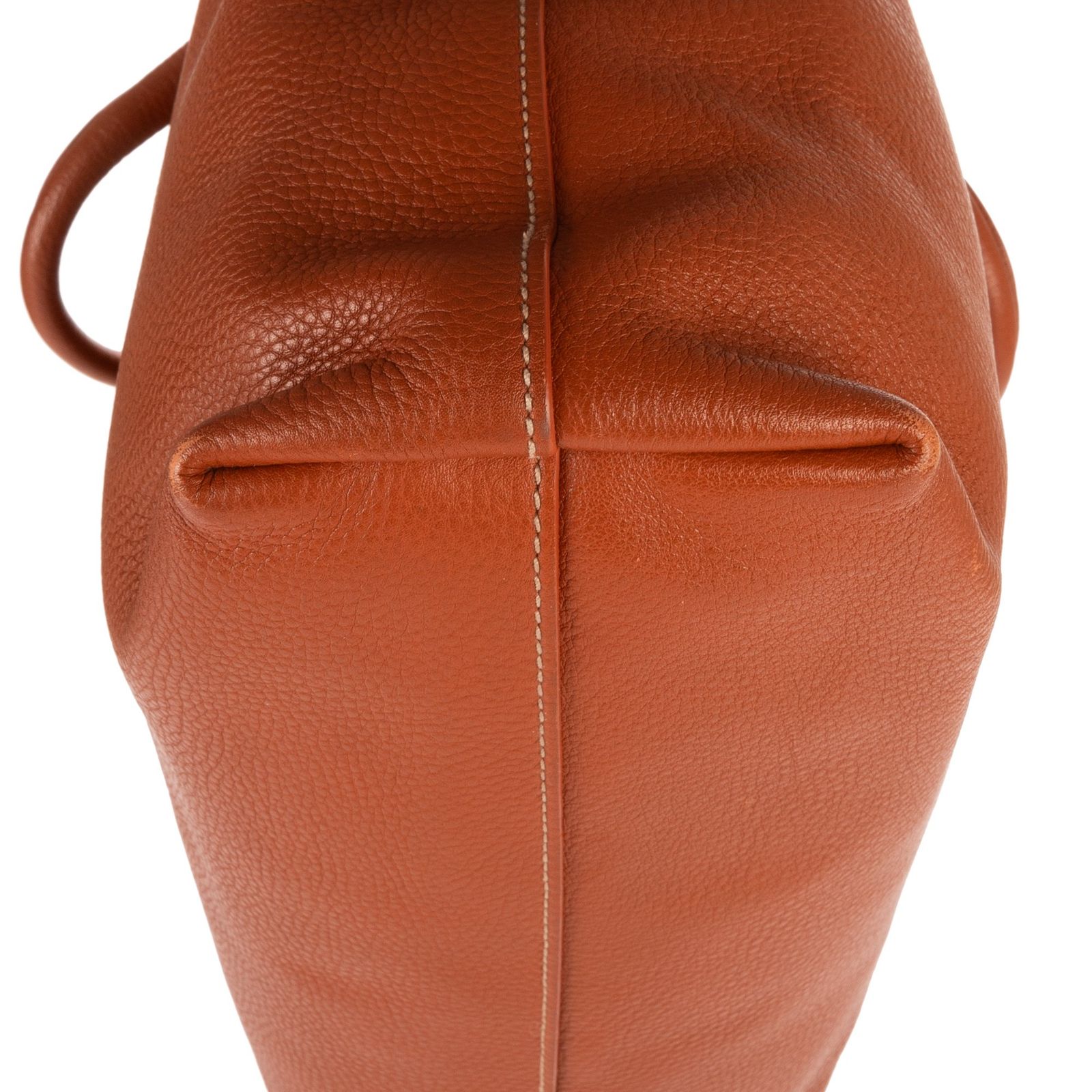 PRADA プラダオレンジカーフスキンレザーA