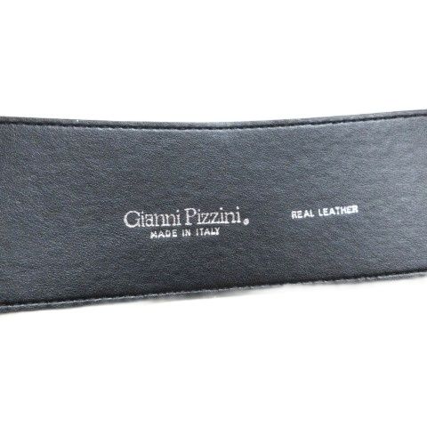 Gianni Pizzini ジャンニピジーニ 美品 レザー ワイドベルト