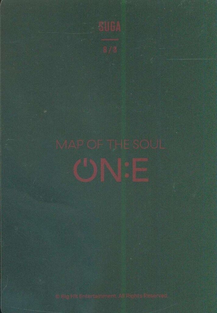 BTS map of the soul ミニフォト suga BTS Map of The Soul Tour Official Mini Photo Card - Suga Yoongi | eBay