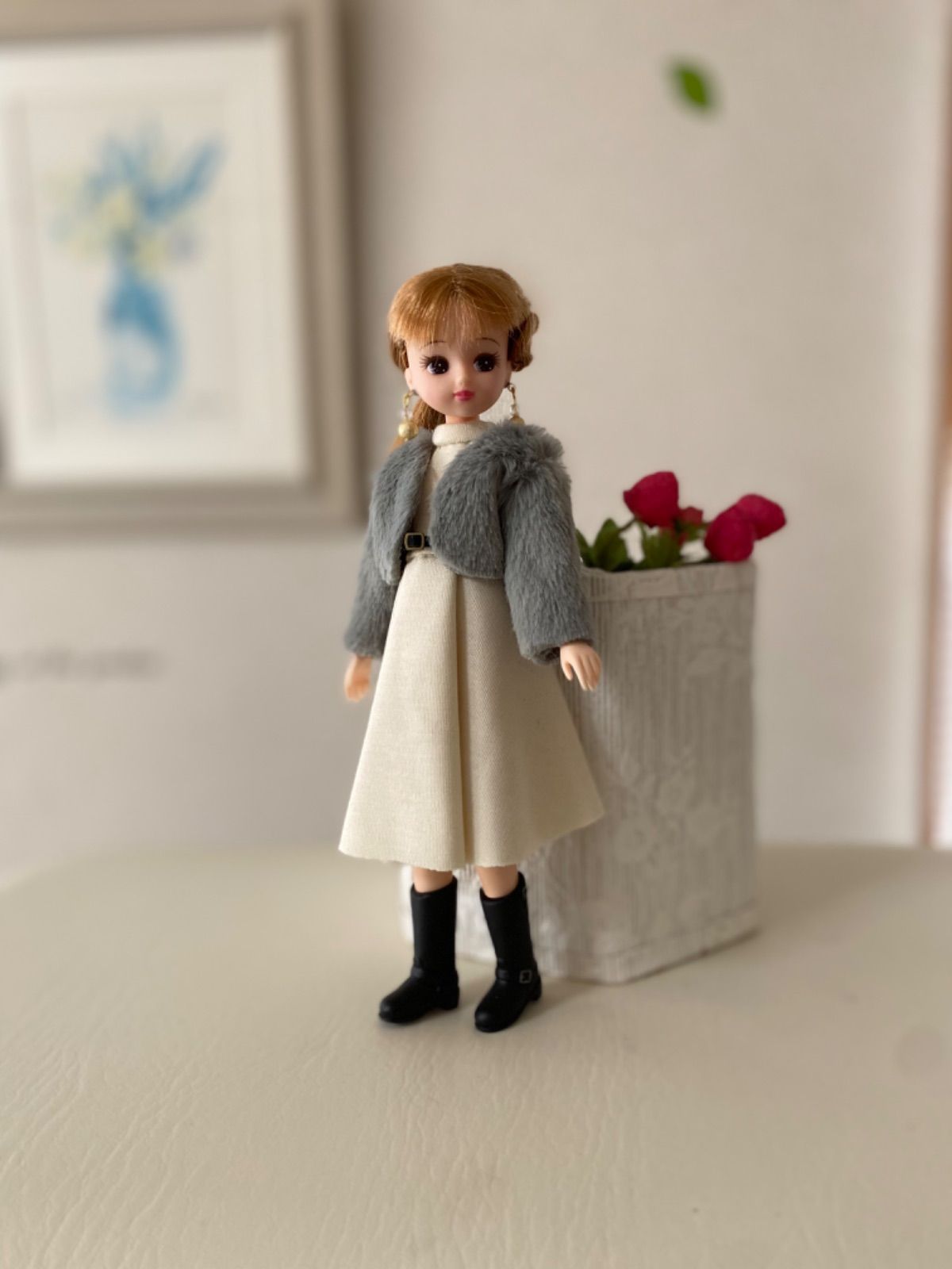 リカちゃんハンドメイド服 ワンピースコーデ4点セット - メルカリ