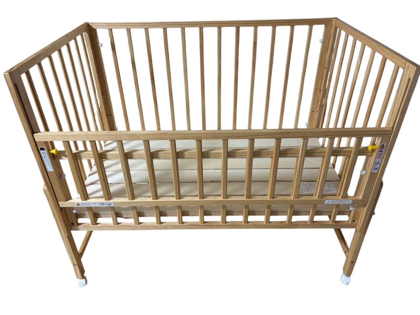 大和屋・パタン 折りたたみミニベビーベッド ☆除菌清掃済☆大和屋