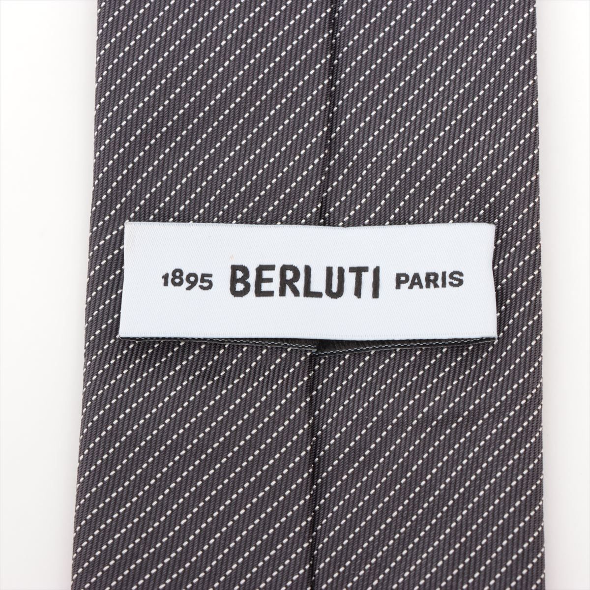 【美品】ベルルッティ メンズネクタイ ビジネス ウール シルク カリグラフィー 極美品 ベルルッティ カリグラフィ シルク ネクタイ ビジネス