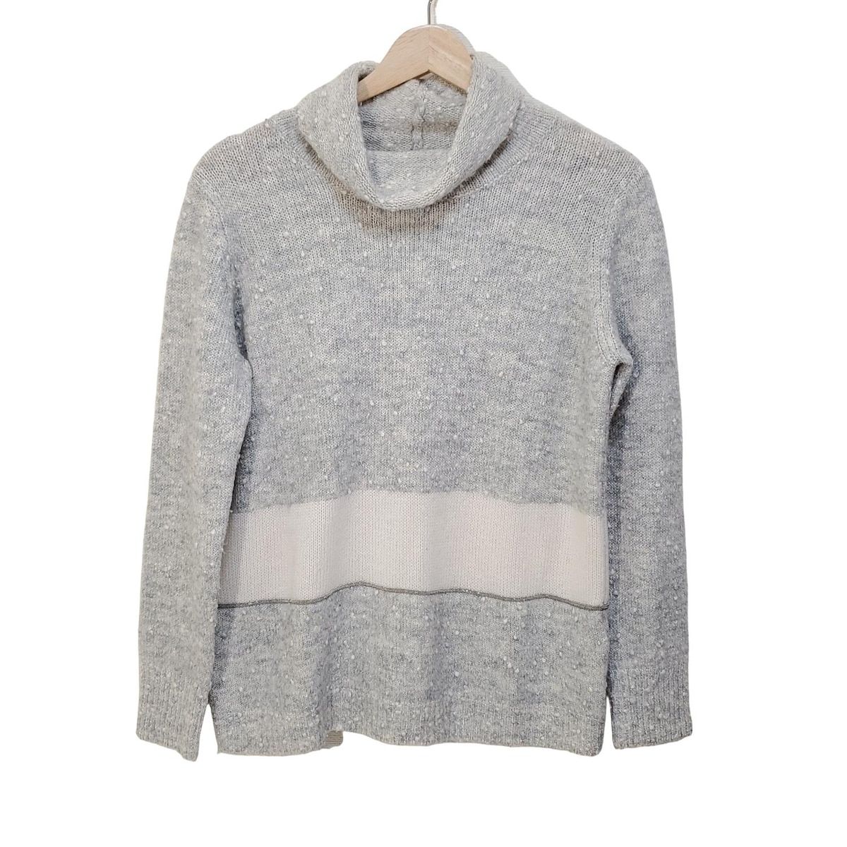 FABIANA FILIPPI ニットセーター 38/S 白 FABIANA FILIPPI ニットセーター 38/S 白 関税込]FABIANA FILIPPI