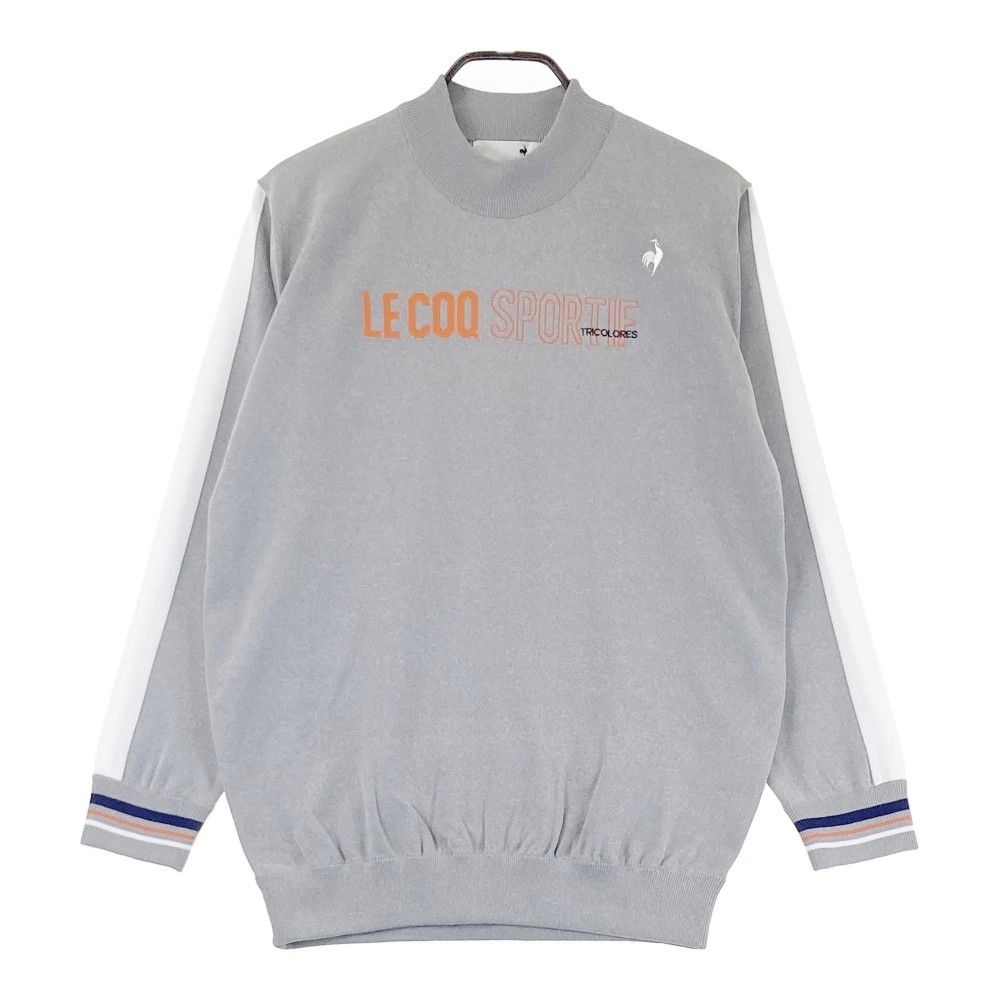 サイズ：L LE COQ GOLF ルコックゴルフ LG4FST02M ニット セーター  グレー系 [240101460551] ゴルフウェア メンズ ストスト サイズ：L LE COQ GOLF ルコックゴルフ LG4FST02M ニット