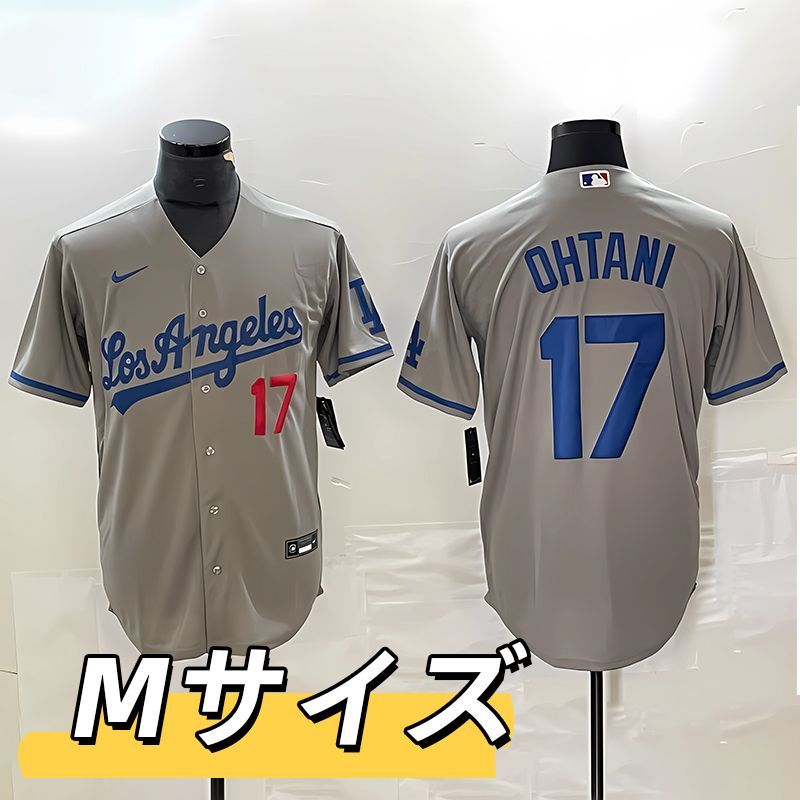 大谷翔平ドジャースビジターグレーユニフォーム Mサイズ 新品未使用 - メルカリ