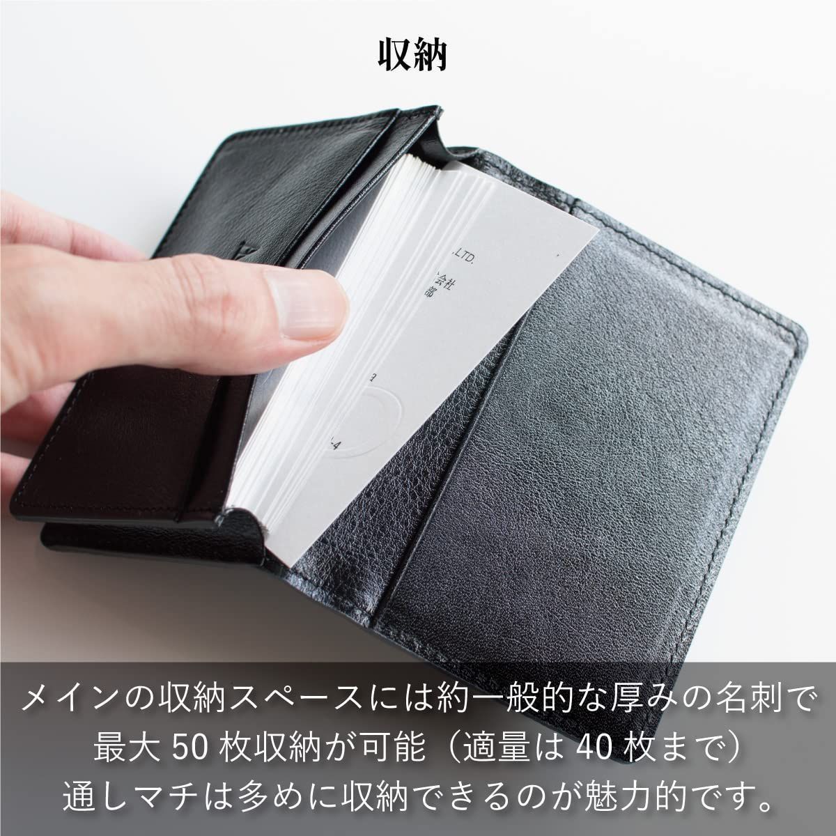 T.MBH 象革 カードケース 名刺入れ エレファント （象革 名刺