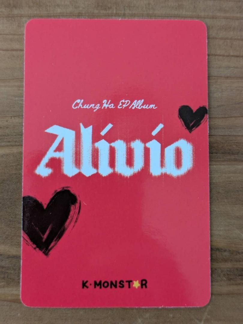 Chungha チョンハ Alivio 台湾 限定 トレカ カード ② Chungha チョンハ Alivio 台湾 限定 カード Kmonstar ② - メルカリ