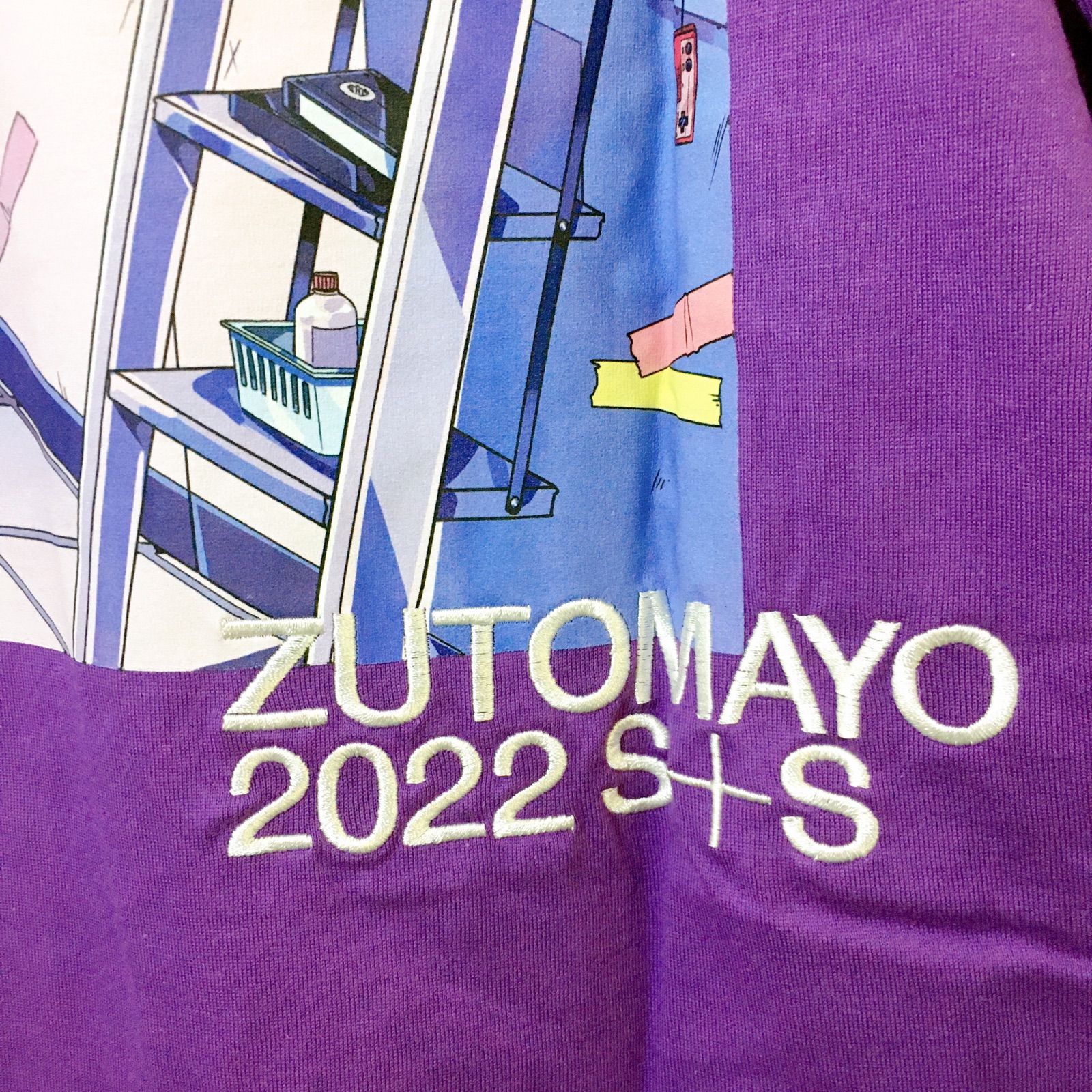 ZUTOMAYO FACTORY 長袖Tシャツ HP TOP ロンT(Purple) - ZUTOMAYO MART