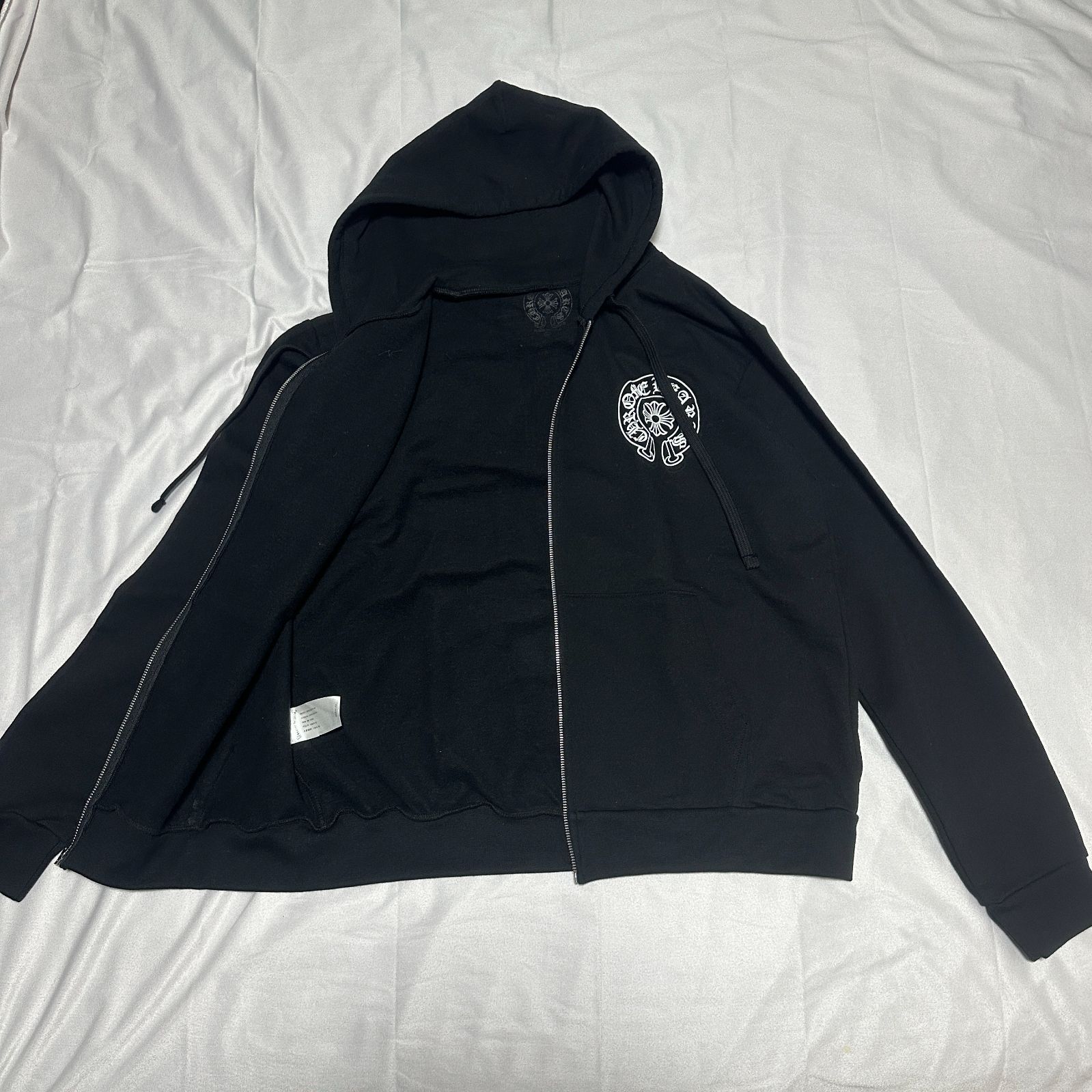 クロムハーツ CHROME HEARTS HorseShoe Zip Up Hoodie Tokyo限定 Black Mサイズ