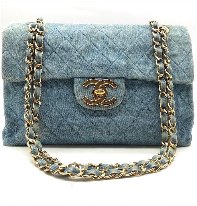 良品 CHANEL シャネル デカ マトラッセ ココマーク ターンロック