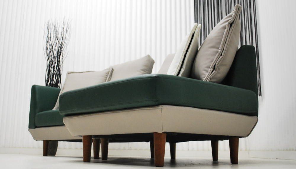 カウチソファーセット ツートン