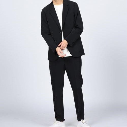 真作保証 EN ROUTE アンルート 日本製 ナイロンツイル2Bジャケット - パンツ 7122-240-0058 | 7114-236-0450 1 ブラック スーツ セットアップ ユナイテッドアローズ g23470