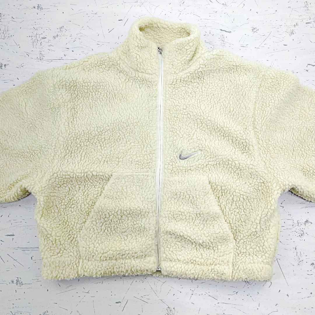 US古着】NIKE ナイキ ボアジャケット レディース サイズ表記M L相当