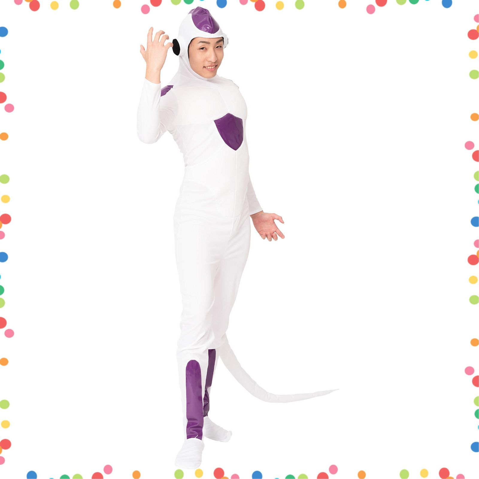 セール なりキャラ研究部 コスプレ クリアストーン Clearstone ハロウィン 悪のエイリアン ユニセックス ホワイト