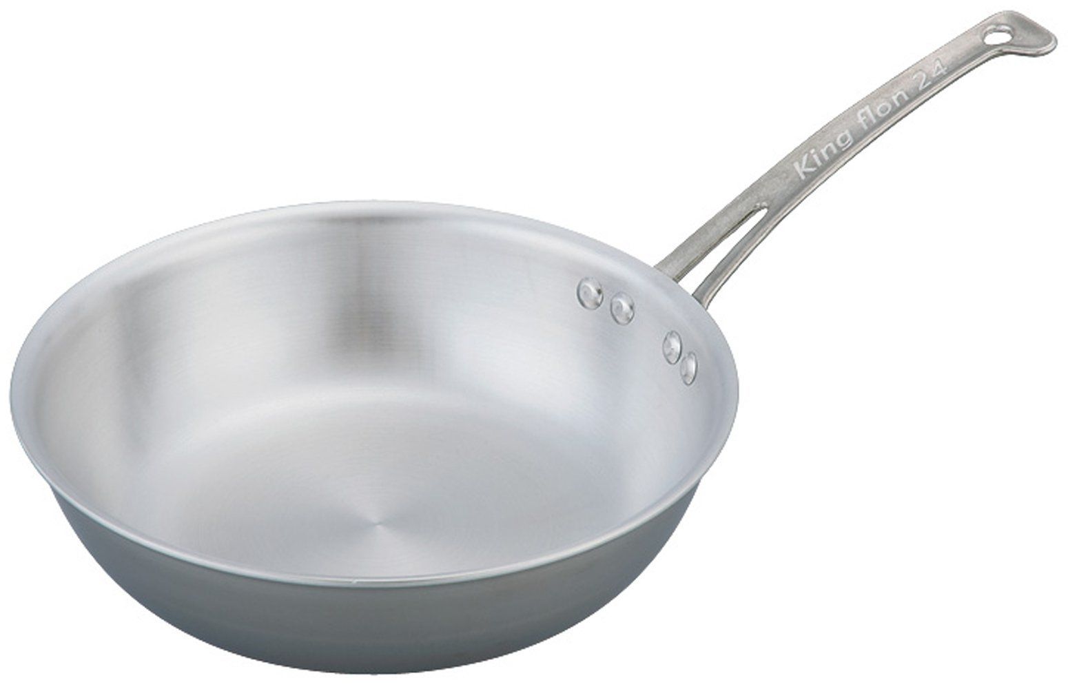 在庫セール 中尾アルミ製作所 キングフロン ノーメイクフライパン深型 24cm ND-11M