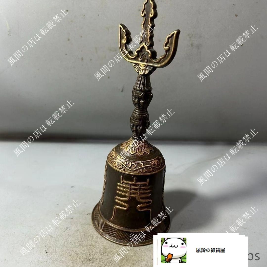 新品未使用】浮彫天蓬帝鐘天蓬鐘鈴 道家用品 三清