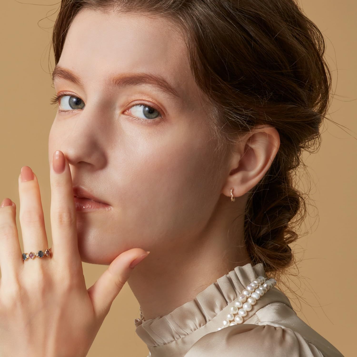 在庫セール 1017211300208999 K10ゴールドイヤリング ピアリング agete アガット