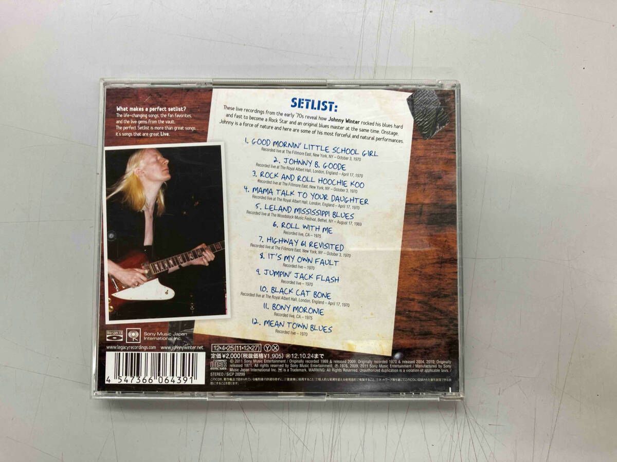 ジョニｰ・ウィンタｰ CD ヴェリｰ・ベスト・オブ・ジョニｰ